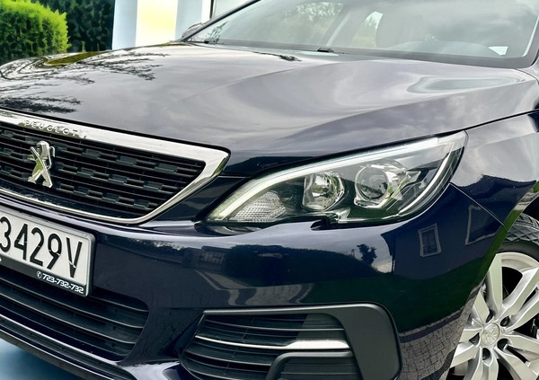 Peugeot 308 cena 47849 przebieg: 142000, rok produkcji 2020 z Olszyna małe 407